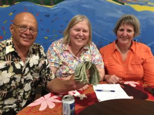 Winning pub quiz team Chuck Gauthier, Karen Stewart and JIll McCready. Photo: Cary Evarts.