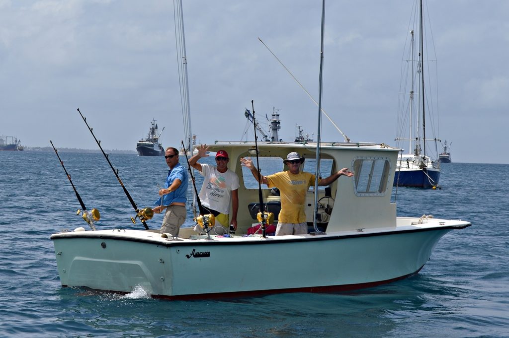Wasabi with a happy crew.